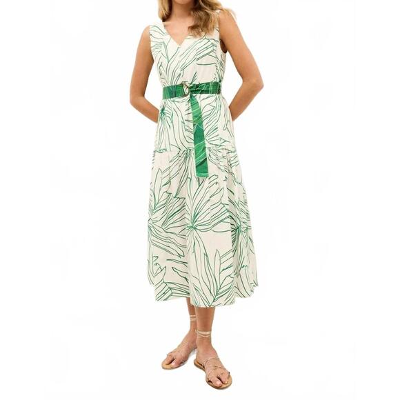 NEW MARIE OLIVER posey midi dress in palm